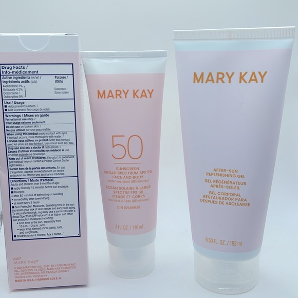 Mary Kay Broad Spectrum SPF 50 & After-Sun Replenishing Gel New Stock Exp. 10/27 - Picture 4 of 5